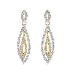 Camila White Dainty multiple Stud Earring Cubic Zirconia White Stud