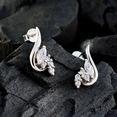 Harper White Elegant multiple Stud Earring