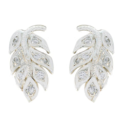 Antonia White Delicate multiple Stud Earring White CZ White Stud