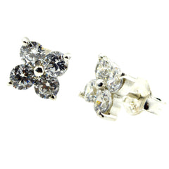Isabel White Elegant multiple Stud Earring