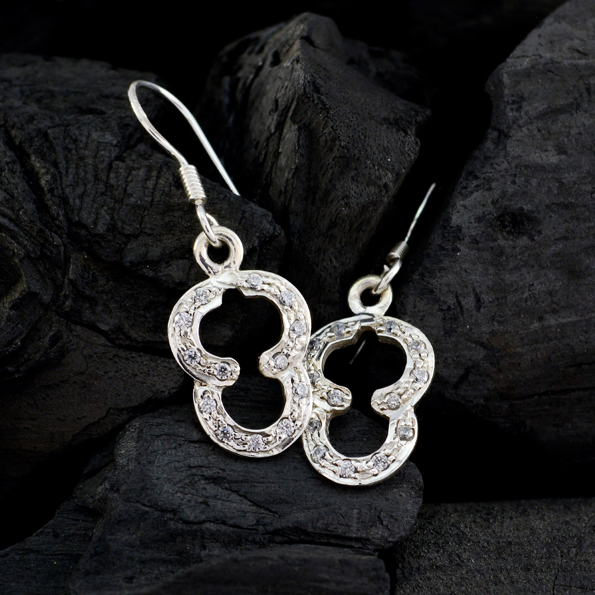 Isabella White Elegant multiple Dangle Earring
