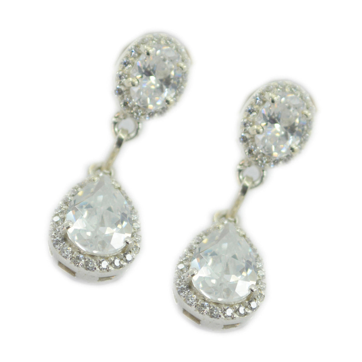 Ananya White Edgy multiple Stud Earring