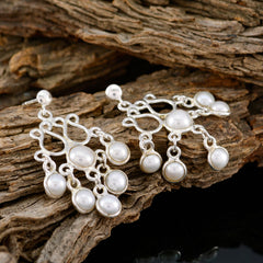 Clara White Classic multiple Dangle Earring