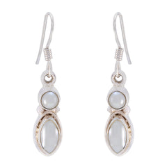 Katarina White Delicate multiple Dangle Earring Pearl White Dangle