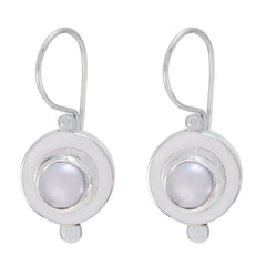 Laura White Tiny multiple Dangle Earring Pearl White Dangle