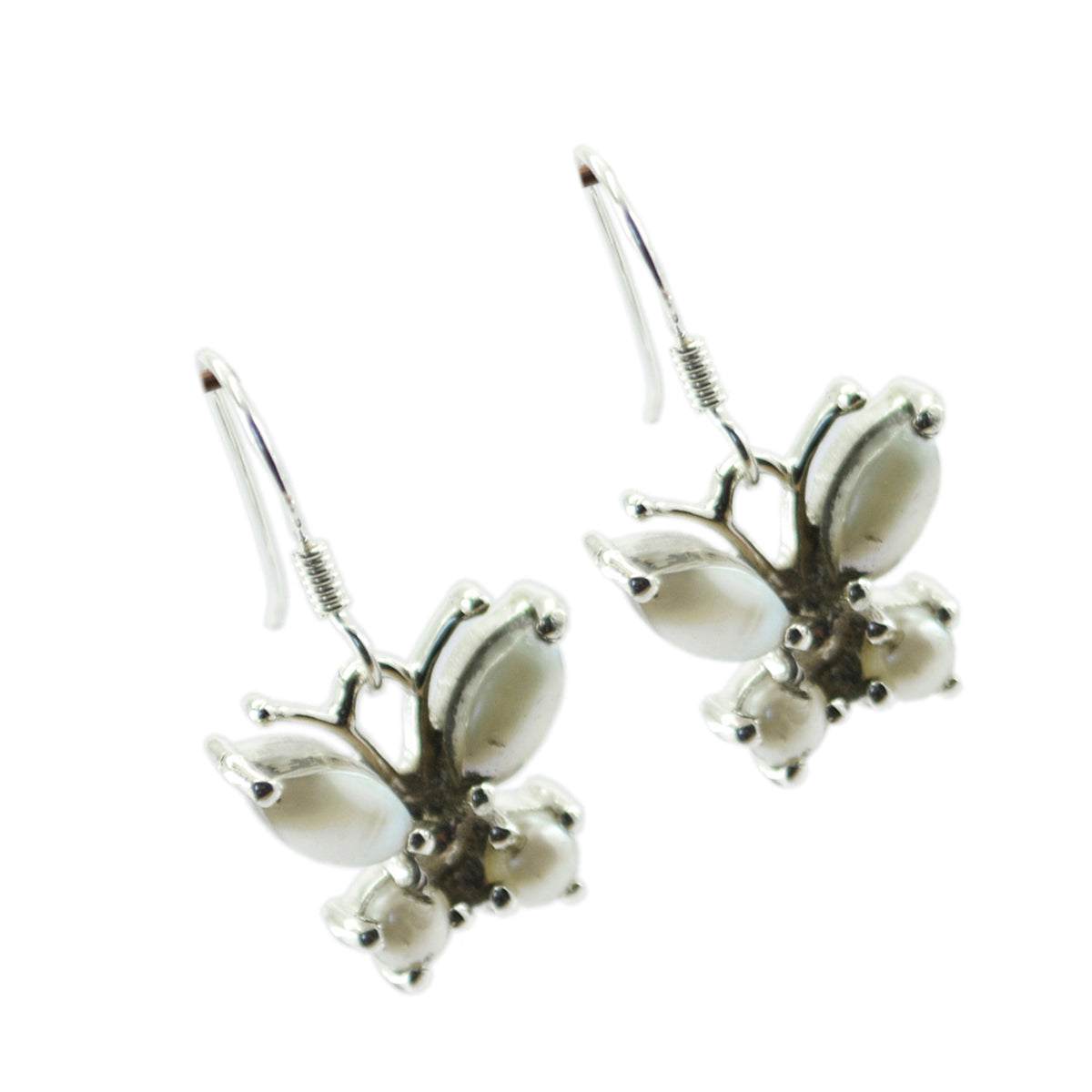 Genesis White Dainty multiple Dangle Earring