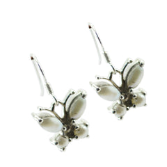 Genesis White Dainty multiple Dangle Earring