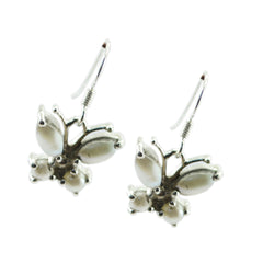 Genesis White Dainty multiple Dangle Earring