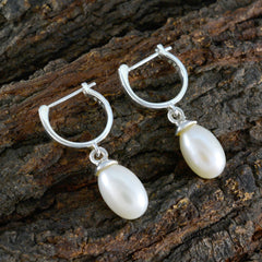 Lucia White Featherlight Solitaire Stud Earring