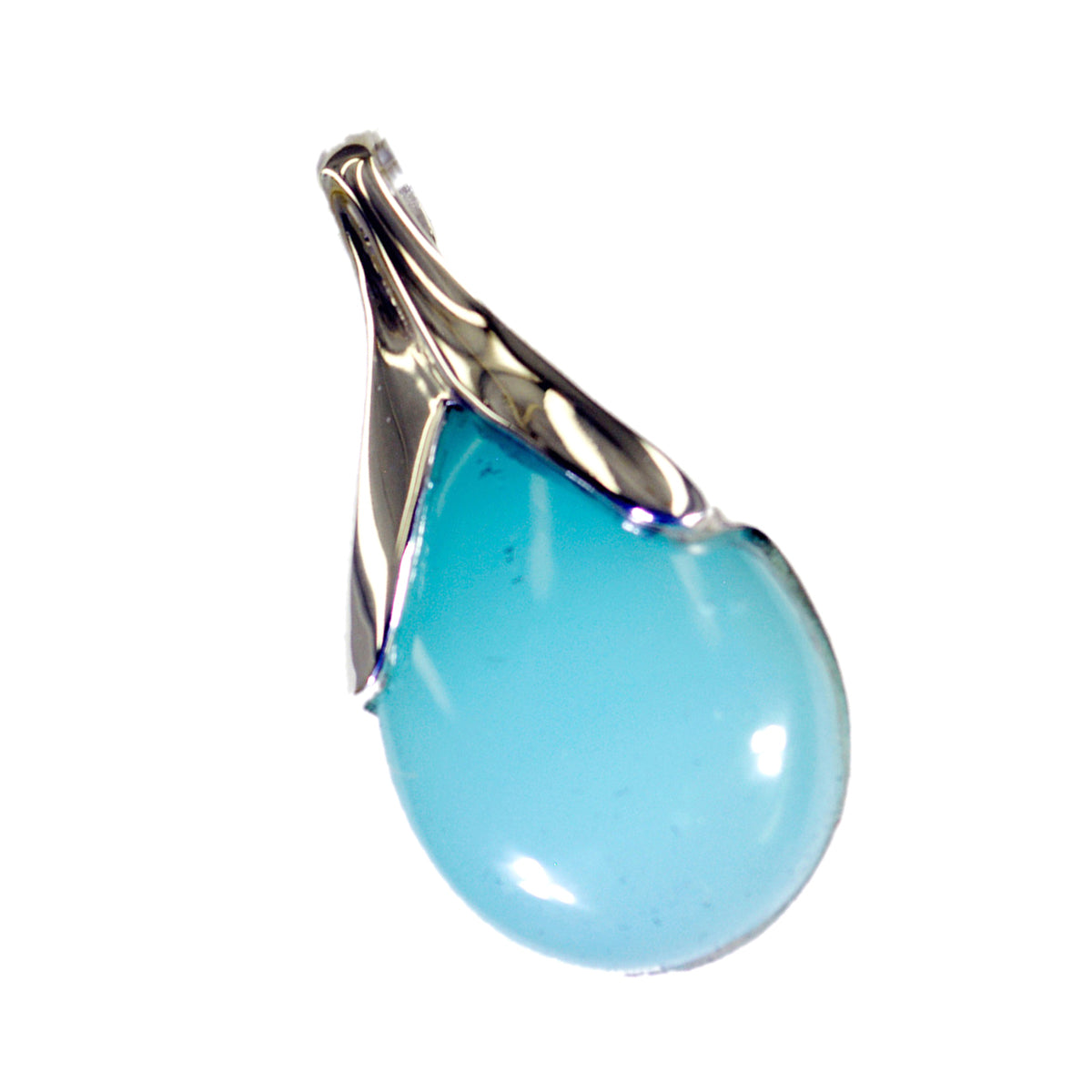 Evelyn Aqua Engagement Mid-weight Pendant
