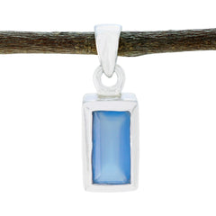Sarah Aqua Sophisticated Delicate Pendant Aqua Chalcedony Aqua Aqua