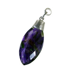 Eliza Purple Eternity Dainty Pendant