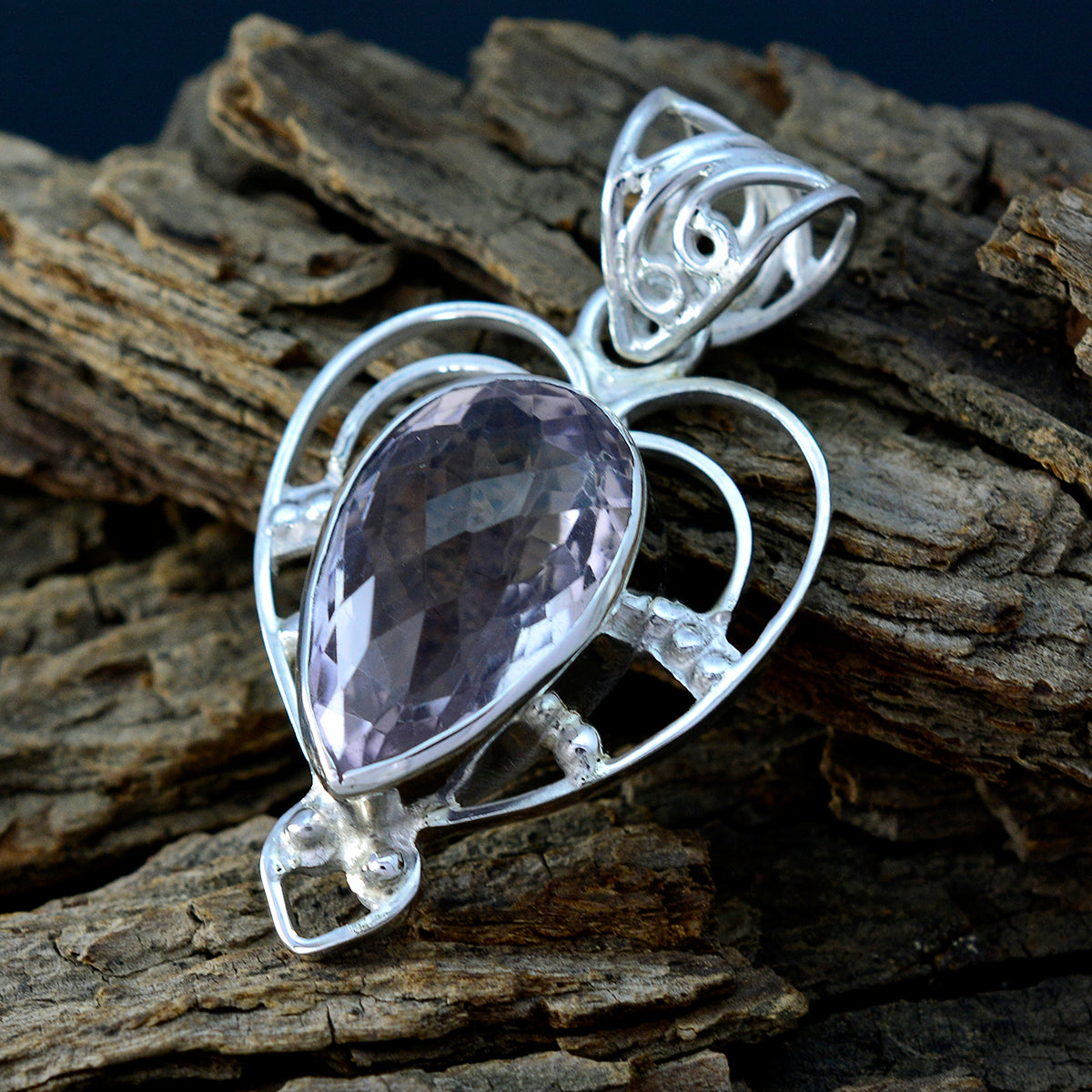 Lucy Purple Rope-Wire Versatile Pendant