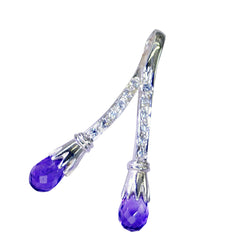 Andrea Purple Glamorous Featherlight Pendant
