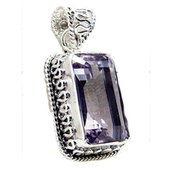 Luna Purple Rope-Wire Statement Pendant