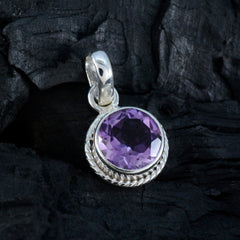 Micaela Purple Rope-Wire Whisper-thin Pendant