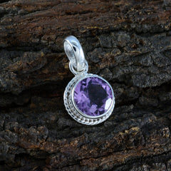 Micaela Purple Rope-Wire Whisper-thin Pendant