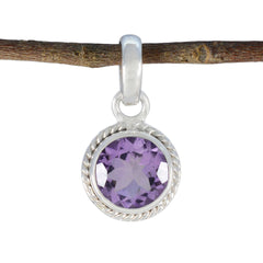 Micaela Purple Rope-Wire Whisper-thin Pendant Amethyst Purple Purple