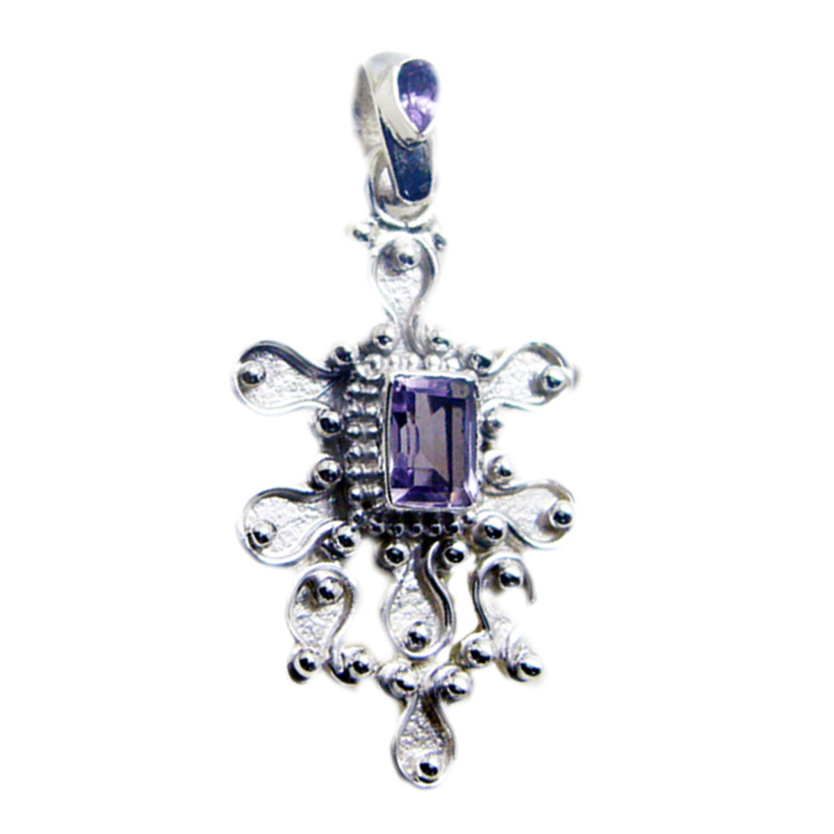 Carla Purple Fairytale Edgy Pendant Amethyst Purple Purple