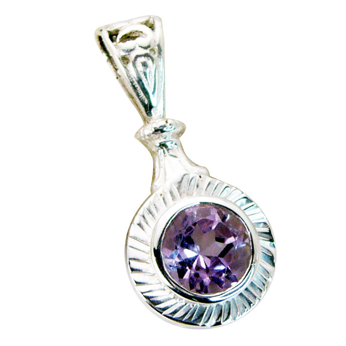 Sarah Purple Engagement Tiny Pendant