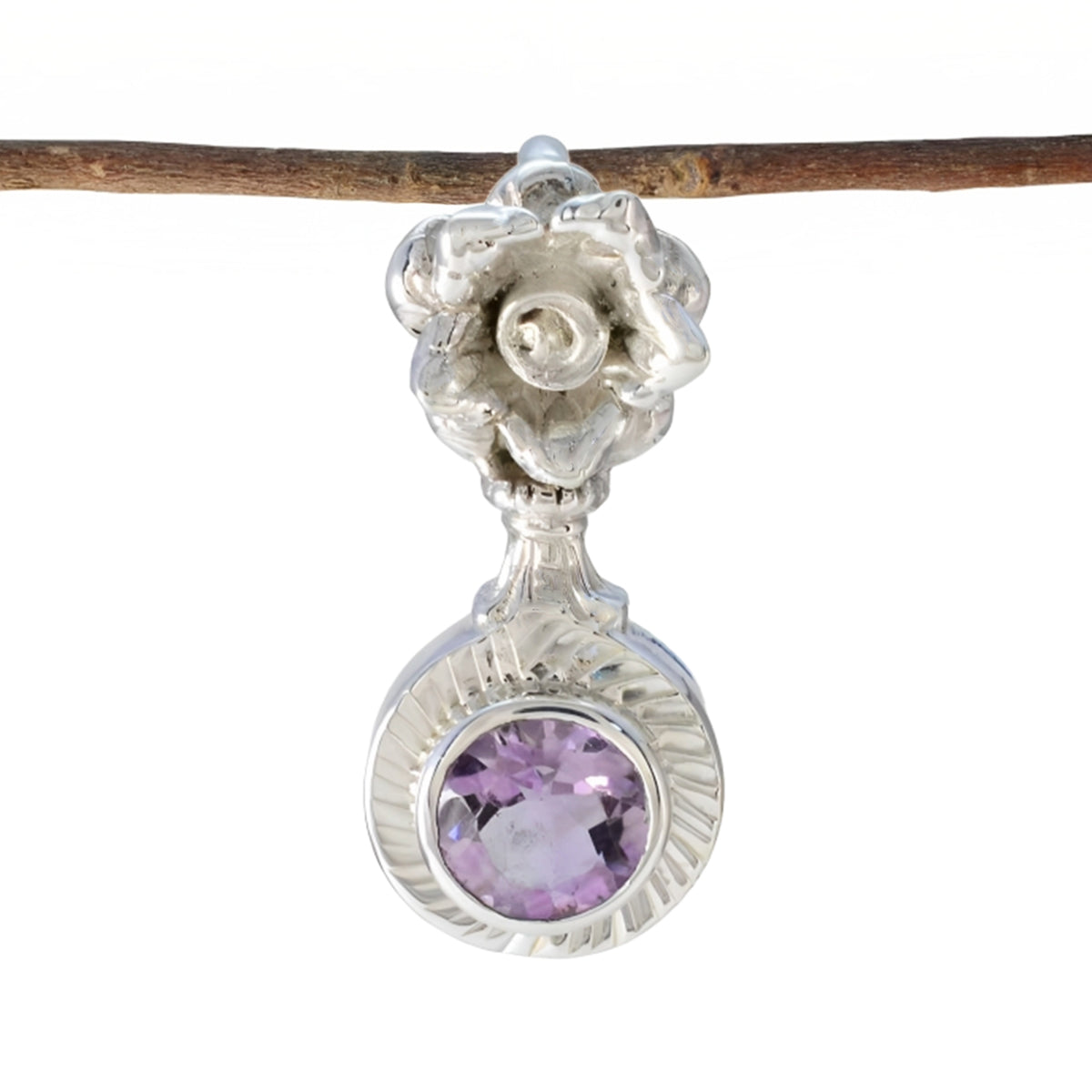 Cecilia Purple Romantic Eye-catching Pendant Amethyst Purple Purple