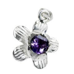 Elena Purple Glamorous Whisper-thin Pendant