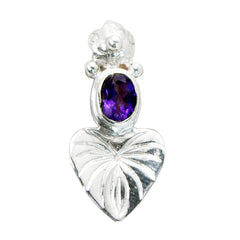 Gabriela Purple Signet Whisper-thin Pendant Amethyst Purple Purple