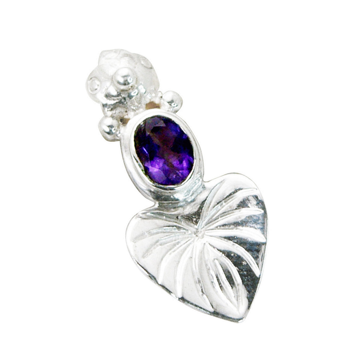 Gabriela Purple Signet Whisper-thin Pendant