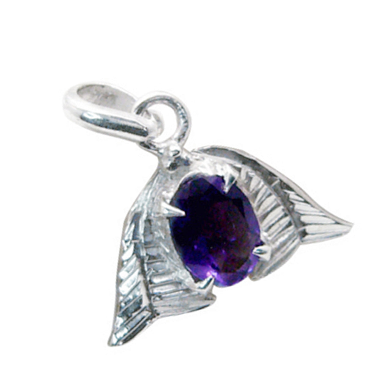 Lorena Purple Trendy Featherlight Pendant
