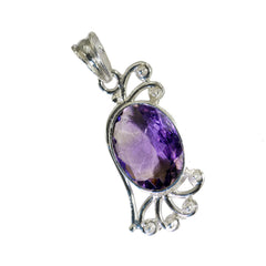 Lucia Purple Engagement Tiny Pendant