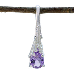 Alejandra Purple Romantic Delicate Pendant Amethyst Purple Purple