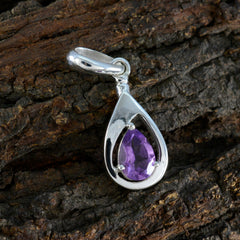 Eliza Purple Contemporary Dainty Pendant