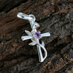 Ellie Purple Trendy Dainty Pendant