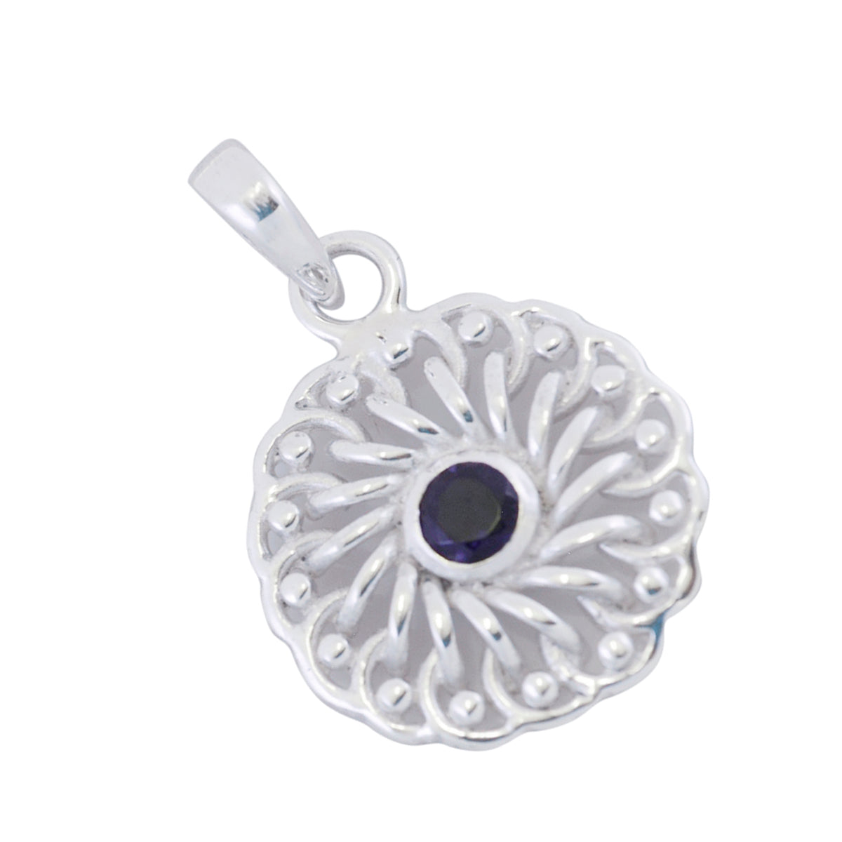 Giulia Purple Filigree Tiny Pendant