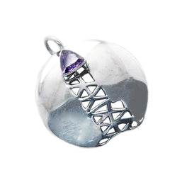 Hannah Purple antique Tiny Pendant
