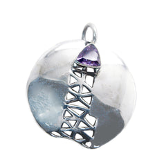 Hannah Purple antique Tiny Pendant