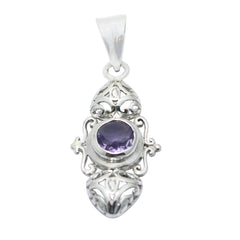 Isabel Purple Victorian Featherlight Pendant Amethyst Purple Purple