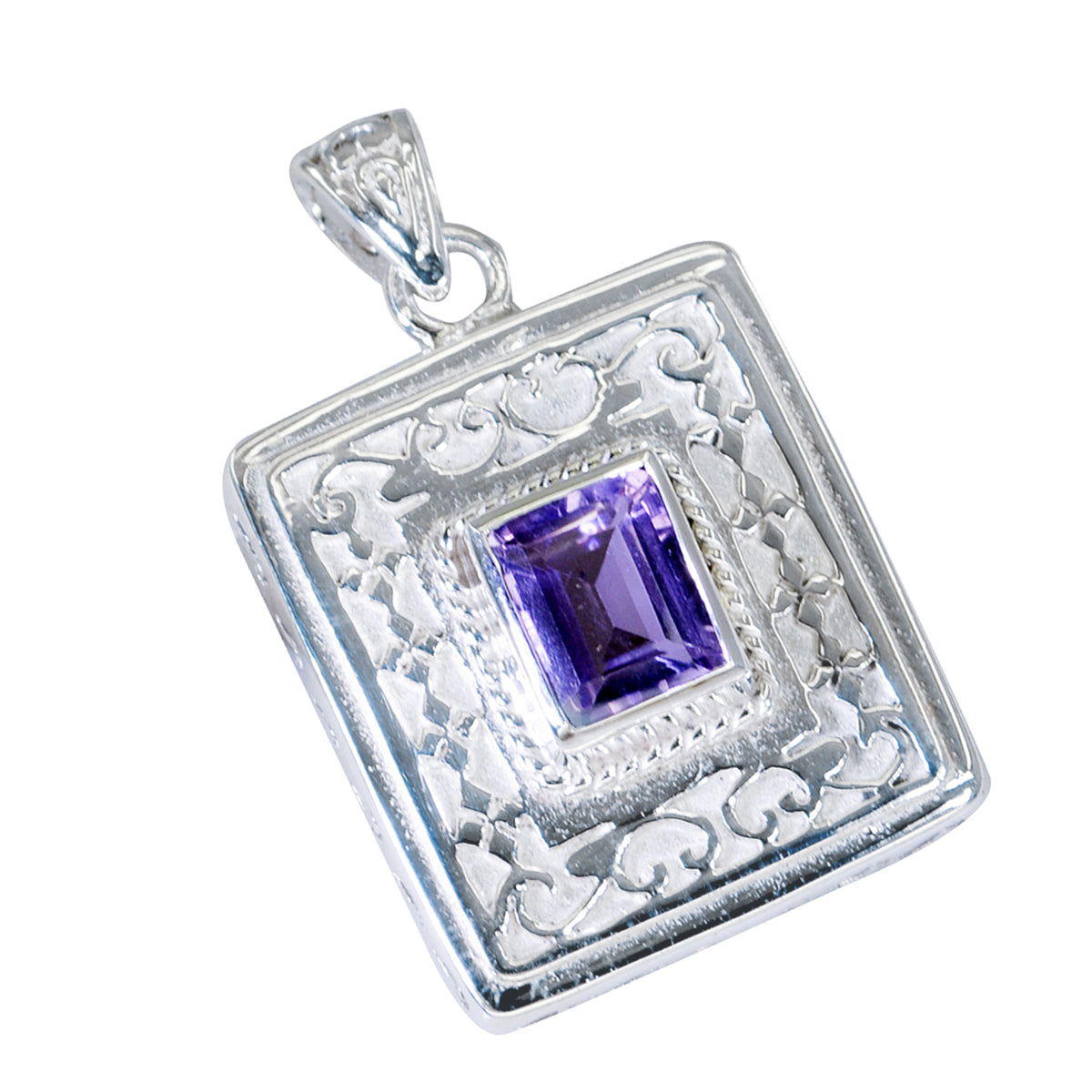 Katarina Purple Victorian Edgy Pendant