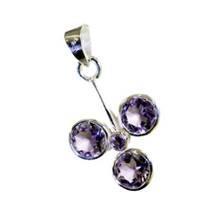 Rosa Purple Heart Featherlight Pendant