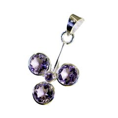 Rosa Purple Heart Featherlight Pendant