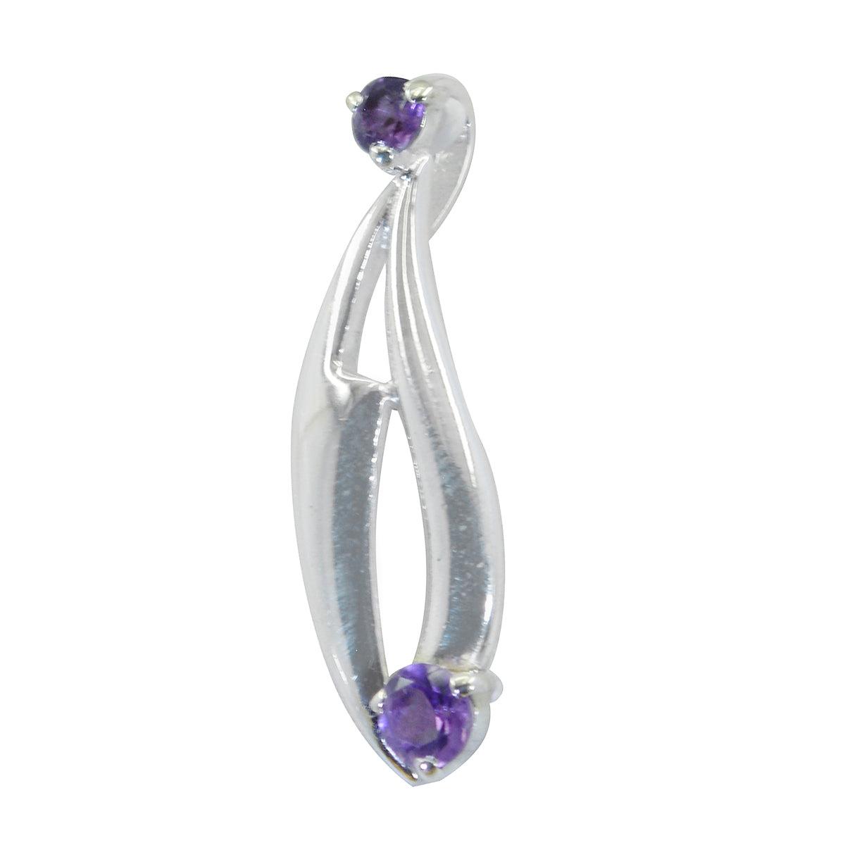Riley Purple Trendy Featherlight Pendant Amethyst Purple Purple
