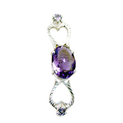Bianca Purple wedding Featherlight Pendant Amethyst Purple Purple