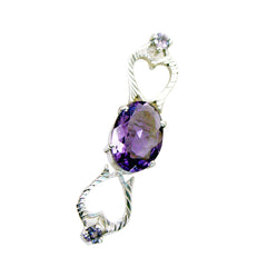 Bianca Purple wedding Featherlight Pendant