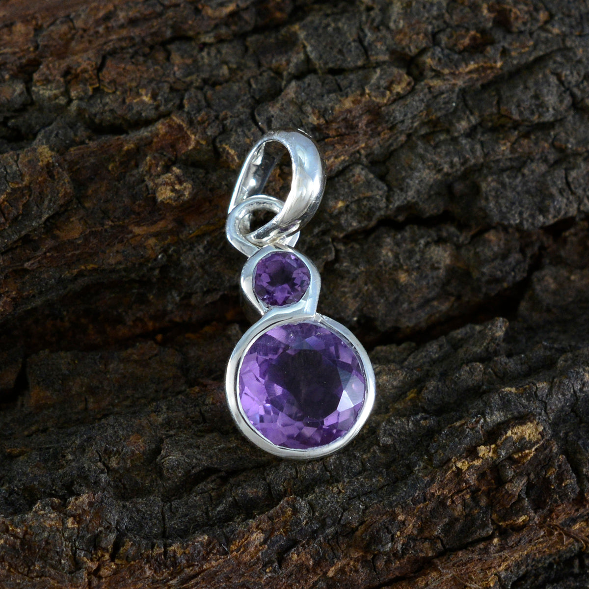 Charlotte Purple valentine Dainty Pendant