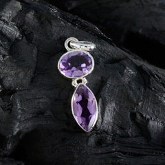 Ellie Purple Sophisticated Whisper-thin Pendant