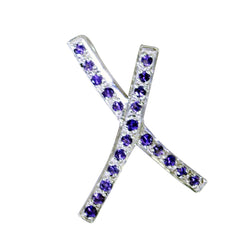 Lakshmi Purple Eternity Featherlight Pendant