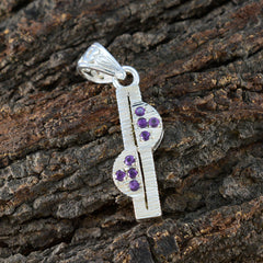 Addison Purple Luxurious Featherlight Pendant