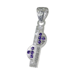 Addison Purple Luxurious Featherlight Pendant