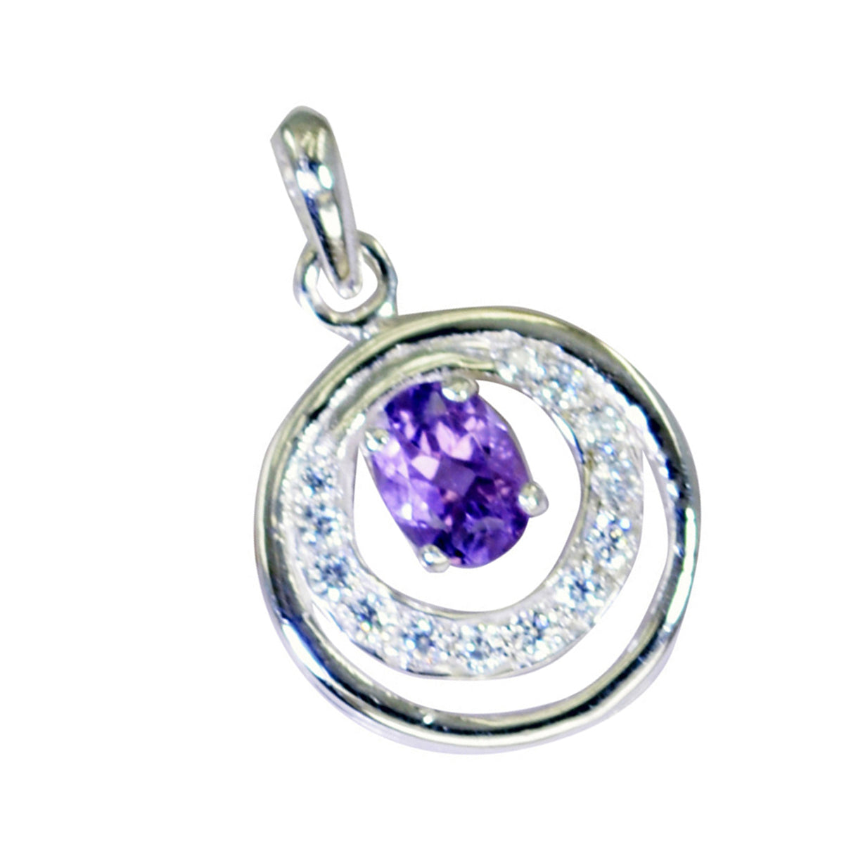 Meera Purple Glamorous Tiny Pendant