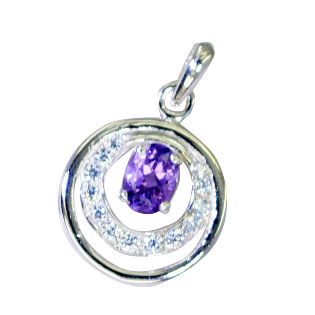 Meera Purple Glamorous Tiny Pendant